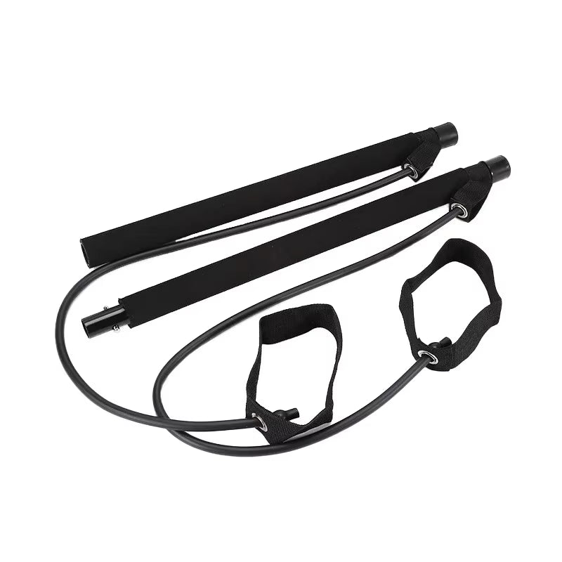 Ultimate Pilates Bar & Resistance Rope Set for Full-Body Fitness and Stretching