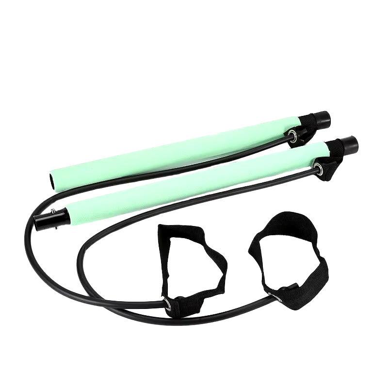 Ultimate Pilates Bar & Resistance Rope Set for Full-Body Fitness and Stretching