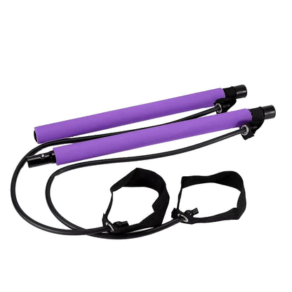 Ultimate Pilates Bar & Resistance Rope Set for Full-Body Fitness and Stretching