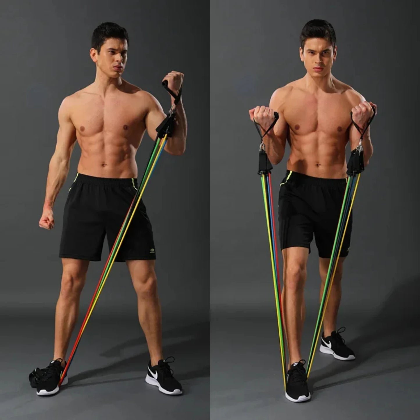 Premium Resistance Bands Set – Elastic Latex Tubes for CrossFit, Bodybuilding & Home Workouts – Ultimate Pull Rope Pedal Exerciser